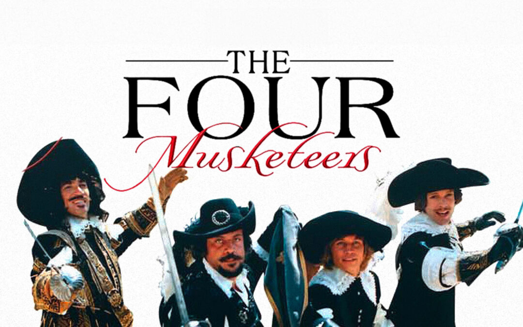 De vier woonmusketiers in actie